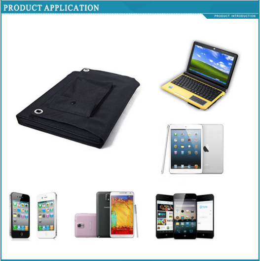 High Eff. 60watt foldable solar panel kit, solar panel charger foldable for car / boat / golf cart