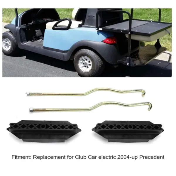 Battery Relocation Bracket Kit for Club Car - side view