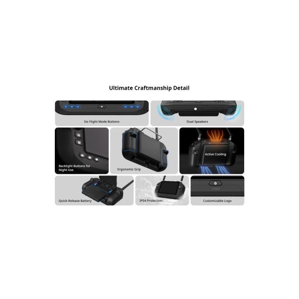 7Inch Large Screen Handheld Ground Control Station UAV For Communication And Broadcasting