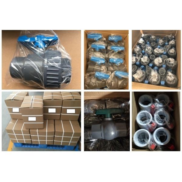 Fixed Ball Valve Indian Style Yellow Plastic ABS Handle Piping System Customization