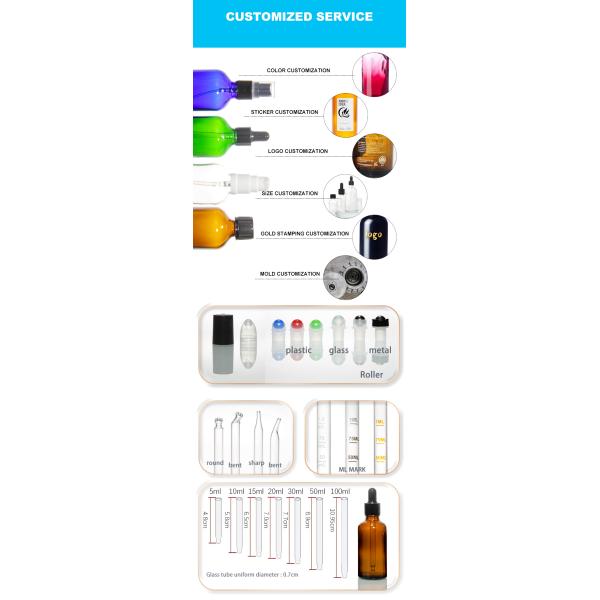 10ml 1oz Dropper Bottle Amber Glass Dropper Bottles With Bamboo Lid