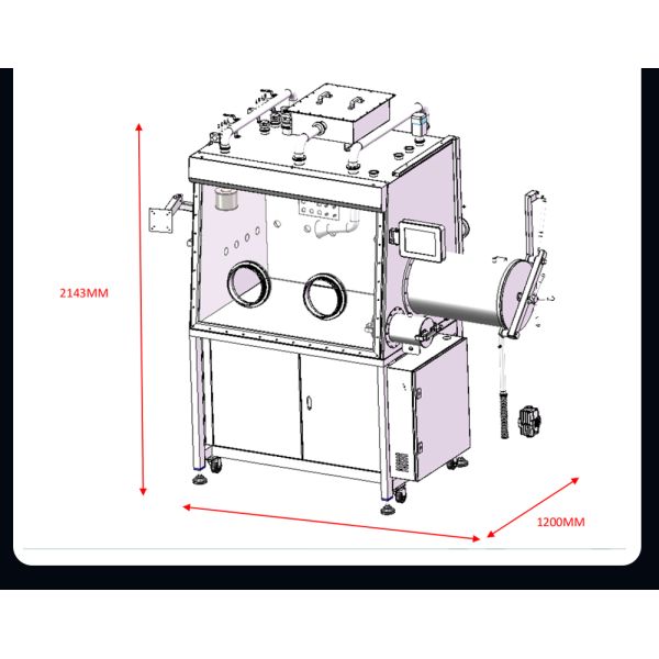 New Type of Fiber Optic Vacuum sealed Glove Box, Nitrogen Welding Machine, Sealing Welding Equipment Factory Price