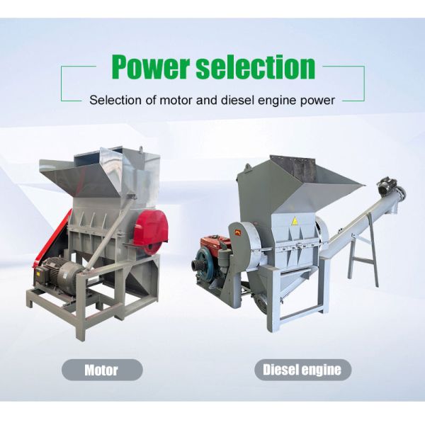 PVC Pipe Plastic Crusher for Rigid Plastic Pipe Profile Scrap