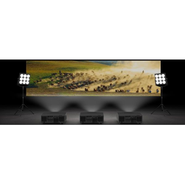 10000 Lumens 4K 3LCD Laser Projector Interchangeable Lenses Large Venue Display