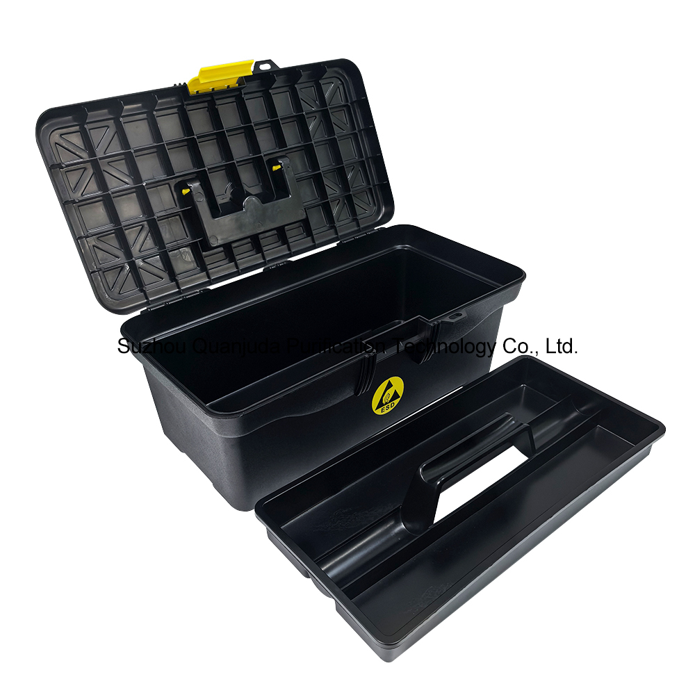 ESD Antistatic Plastic Storage Toolkit Bins For Cleanroom Office
