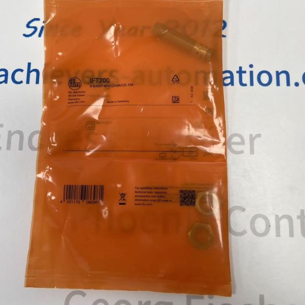 IFM IFT200 Unshielded Inductive Proximity Sensor