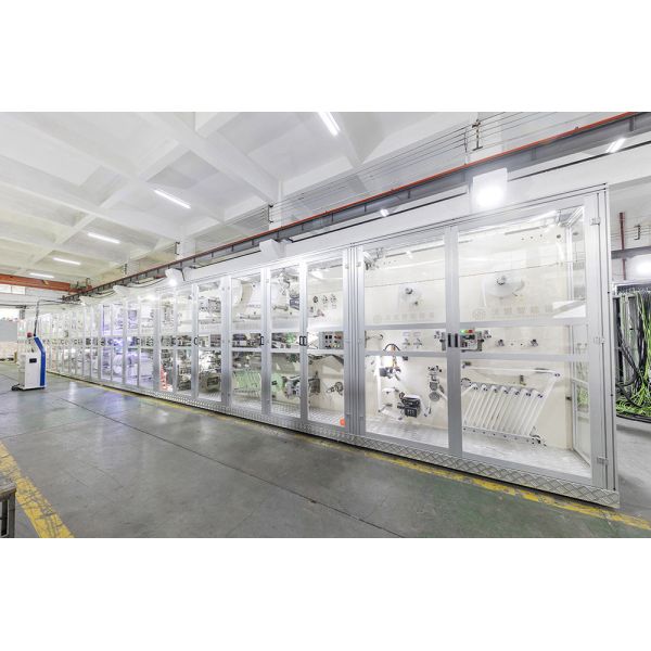 Smart Panel PLC Control 1200pcs/min Sanitary Pad Making Machine Customized
