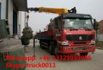 Heavy duty SINO TRUK 8*4 HOWO 16tons Truck with Crane,factory sale best price