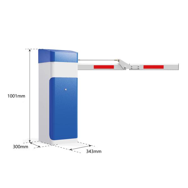 Automatic parking management system solar powered hydraulic barrier gate