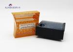 Orange / Black Pillow Box For Bath Set Custom Printed Plastic Boxes 13X4.5X11