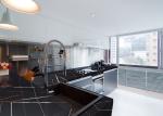 Custom Calacatta Godlen Quartz Slab Artificial Quartz Stone Strong Weather