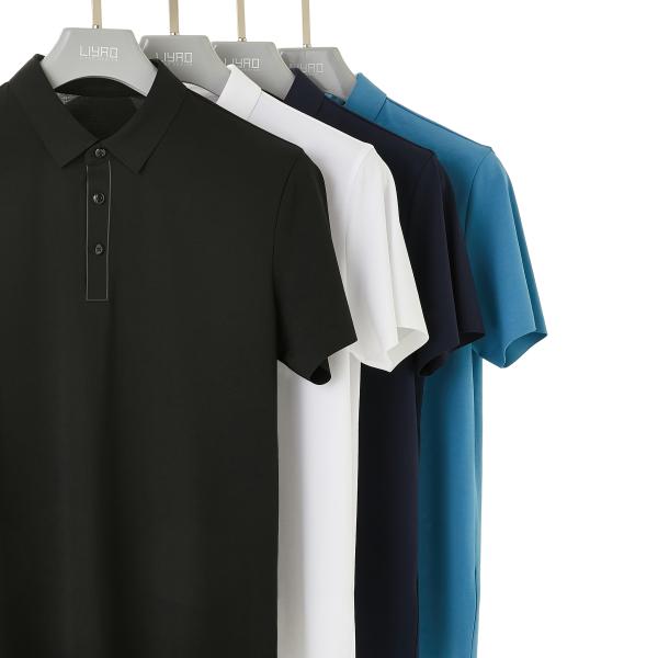 New Popular Uv-protection Quick-drying Breathable Sublimated Cotton Solid Color Uniform Golf Polo Shirt for Men Designs