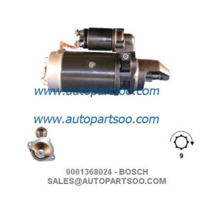 Buy cheap 0001368024 0001368055 - BOSCH Starter Motor 24V 4KW 9T MOTORES DE ARRANQUE product
