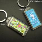 Acrylic Solar Led Keychain Promotional Gifts