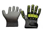 Level 5 HPPE Cut Proof Work Gloves Impact TPR Oilfield Mechanic Gloves