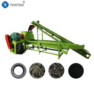 Buy cheap OTR Truck Scrap Tyre Recycling Plant Tire Crusher Rubber Powder Machine product