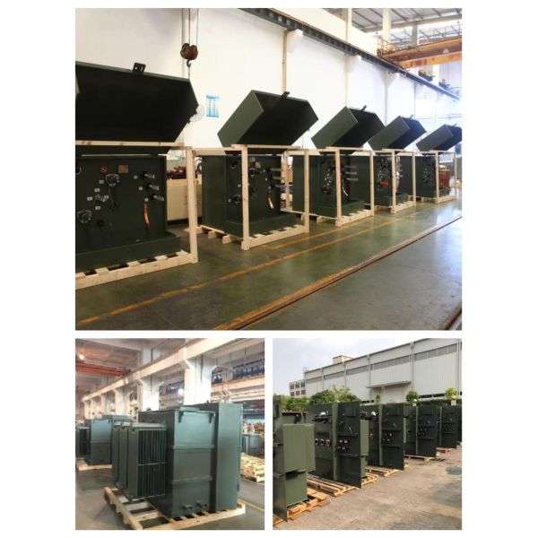 Single-Phase Pad-Mounted Distribution Transformers, Self-Cooled Type, 250kVA, Designed for Urban Distribution Networks