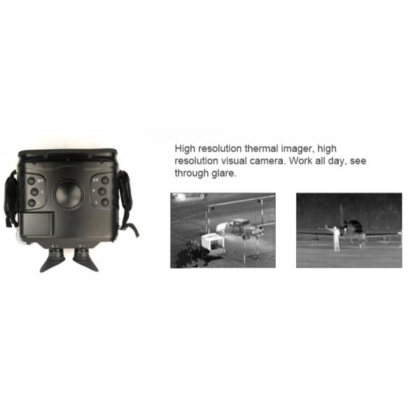 Thermal Imaging Cooled Binoculars With GPS , Electronic Compass , Laser Ranging