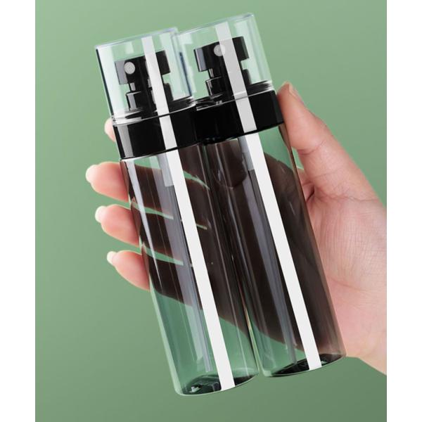 Cylindrical Fine Mist Plastic Spray Bottle For Cosmetic Essential Oils