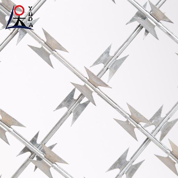 Buy cheap Razor Blade Wire Mesh Roll BTO-22 Security Razor Barbed Wire Mesh product