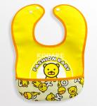 Safety Waterproof Baby Bib , Toddler Feeding Bibs 100% Polyester Washable