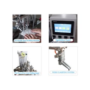 Ultrasonic 60HZ Mask Double Ear Loop Welding Machine PLC Controlled