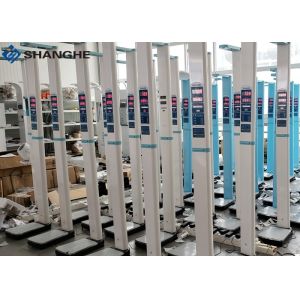 Electrical Bluetooth Ultrasonic Height And Weight Machine With LED Display