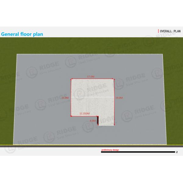Onsite Installation Construction Storage Building Steel Structure Prefab Warehouse
