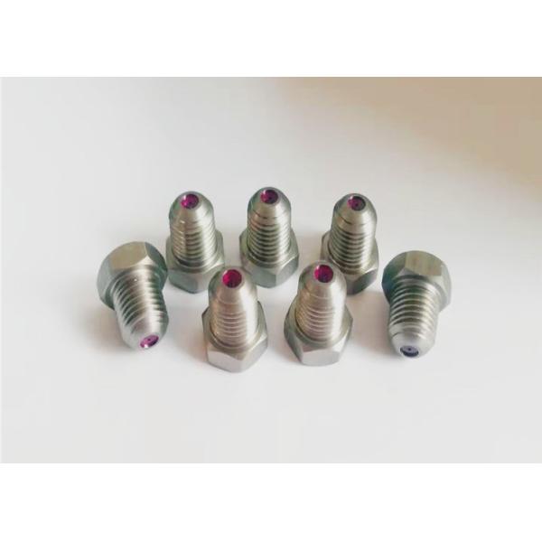 High Pressure Needle Nozzles With Embedded Ceramic Core Papermaking Nets Washing Nozzles