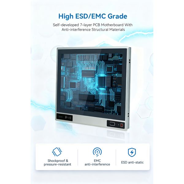 MJK 15.6 Inch Industrial Touch Screen PC for Manufacturing Execution System 4GB 64GB MES Panel PC in Stock