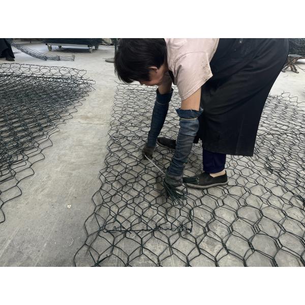 Pvc 6x8cm Galvanized Gabion Boxes 3.2mm Wire Diameter