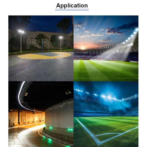 KCD Motion Sensor Outdoor Explosion Proof LED Flood Light 100W Smart Marine Garden Floodlight