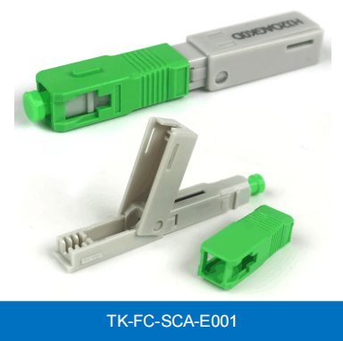 FTTH Field-Assembled SC/APC Field Installable Fiber Fast Connector (Embedded-APC) For Indoor Drop Cable