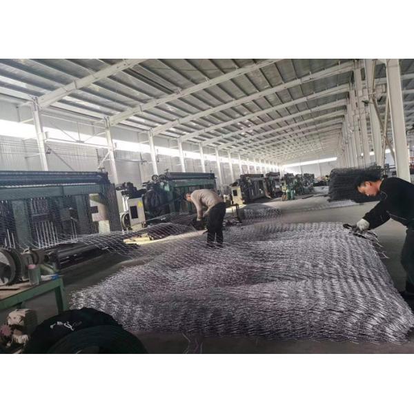 80x100mm 3mm wire galvanized hexagonal gabion basket