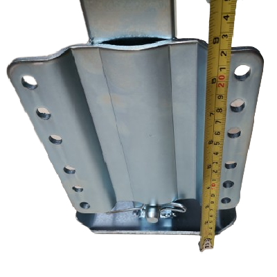 Zinc Plated 2500LBS Fixed Mount Heavy Duty Trailer Jack With Drop Leg