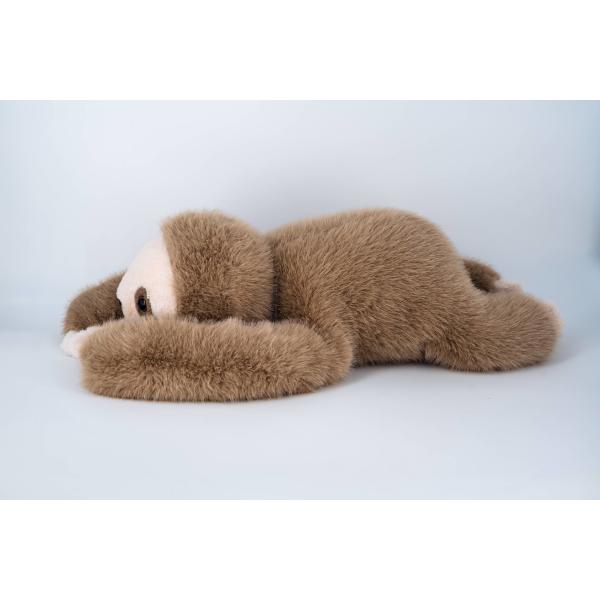 Manufacture Stress Relief and huggable Soft Sloth Plush Stuffed Sloth Pillow