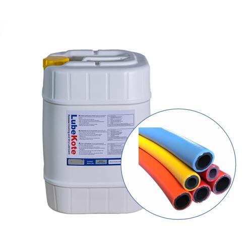 Close-up view of Lubekote 9035L release agent in use