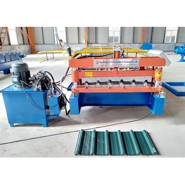 Hot Sell Multiple Profile Iron Color Roof Sheet Metal Roll Forming Machines With Six Ribs