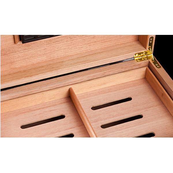 Custom Material Wood Cigar Storage Box With Window Cigar Wooden Box