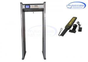 Buy cheap 100 - 240V 24 Zone Metal Detector Gate , Bilingual Door Metal Detector product