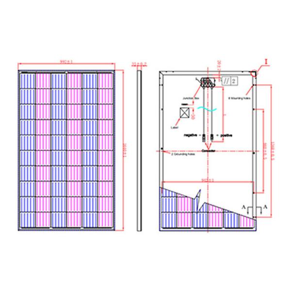 800W Home Solar Power Systems Kit 100W Single Crystal Silicon 65AH Battery