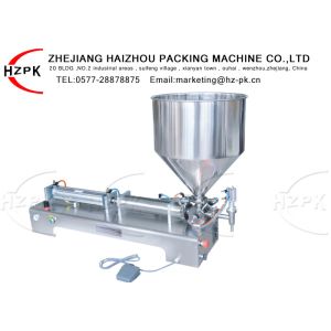 Buy cheap 50-500 Ml Semi Automatic Paste Filling Machine Single Head 220V / 50Hz from wholesalers