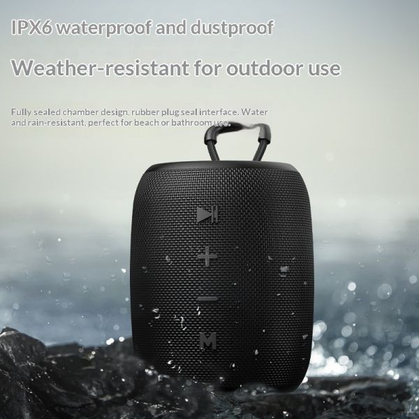 Mini Portable Colors LED Light Wireless Stereo Speaker Outdoor Waterproof Speaker