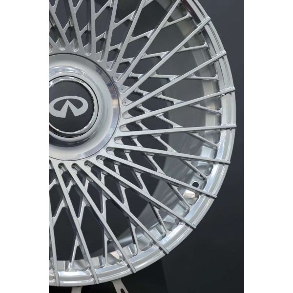 Muiti Spokes 6061-T6 Polished Silver Forged Wheels