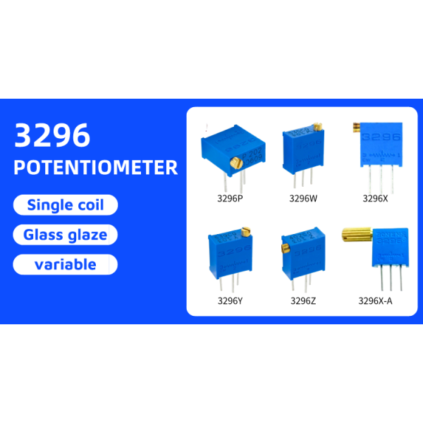 3296Z Cermet Trimmer Potentiometer 10 Ohm Top Adjustment Variable Resistor Multi Turn Precision