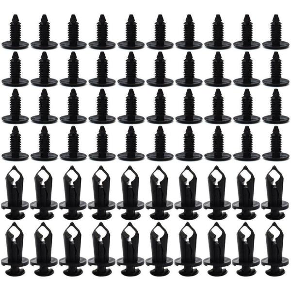 High Quality Universal Auto Plastic Car Clips & Fasteners for Bumper Push Retainer Trim Fender Door Panel Body Hole All Types