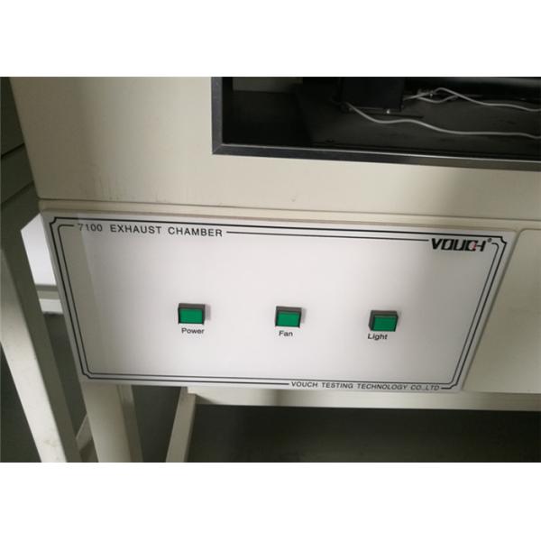 0～999. 9S Vertical Flame Test Chamber Aircraft Materials Fabric Burning Test