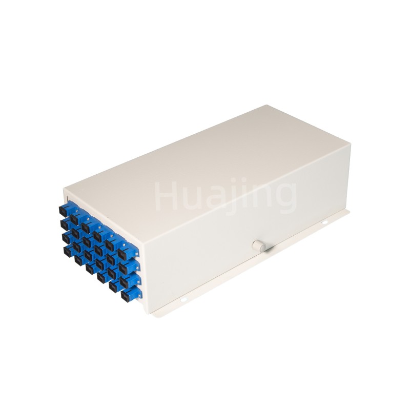 Wall Mounted Optic Termination Box Adapter Type 48 Cores Capacity