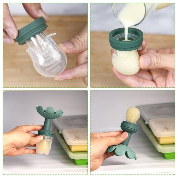 Infant Harmless Silicone Food Teether Pacifier Multicolor Durable