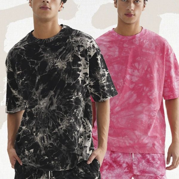 Customized High-quality Breathable Sporty Oversized Knitted Pure Cotton Men's Summer Short-sleeved T-shirt with Blank Design